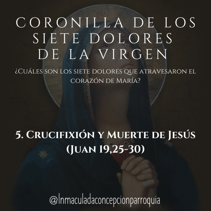 CORONILLA VIRGEN DE LOS DOLORES