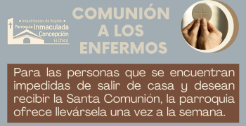 COMUNIÓN A LOS ENFERMOS